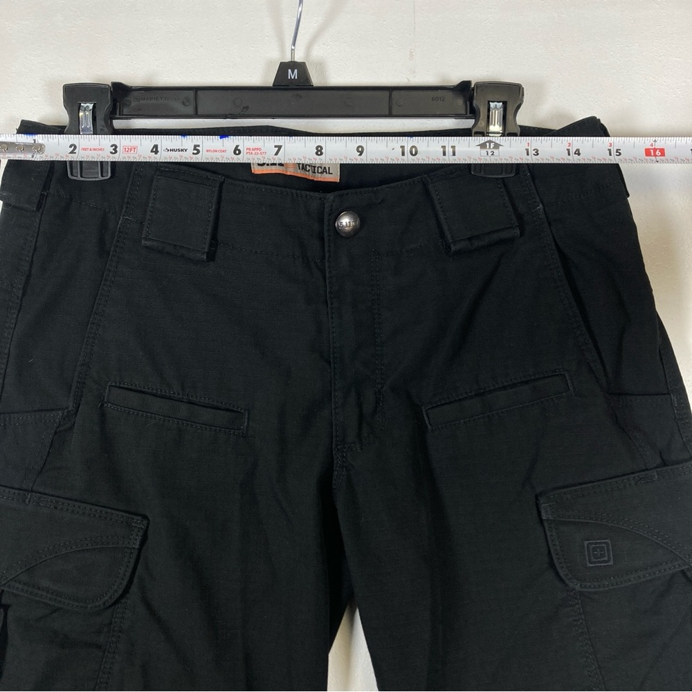 5.11 Tactical Series Cargo Pants Women's Black Utility Straight Size 8 Hiking - Picture 6 of 16